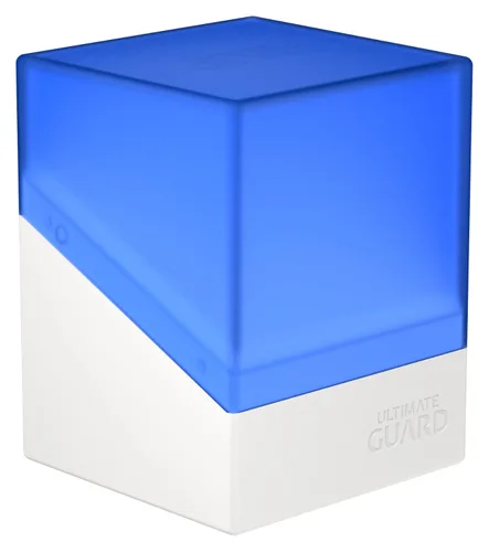 Miniatura 10 de Ultimate Guard Boulder Synergy 100+, funda para 100 tarjetas TCG de doble manga, color azul/rojo, almacenamiento seguro y duradero