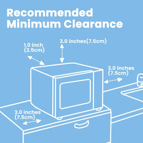 Miniatura 7 de COMFEE' CM-M093ARD - Horno microondas retro con 9 programas preestablecidos, cocción rápida de varias etapas, función de reinicio del plato