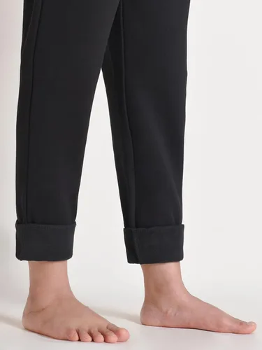 Miniatura 4 de Weintee Pantalones pequeños de forro polar para mujer, pantalones deportivos con forro de sherpa para invierno