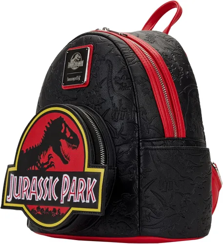 Miniatura 3 de Loungefly Universal Jurassic Park Logo Mini Mochila, Multi, Jpbk0004