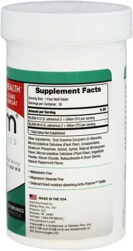 Miniatura 2 de Oral Blis Combo 4B - 30 tabletas de fusión rápida por Probium Probiotic