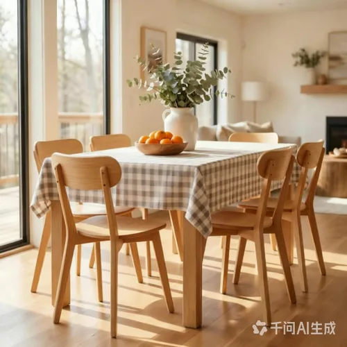 Miniatura 12 de Juego de 8 sillas de comedor estilo granja, sillas Windsor de madera de goma maciza con respaldo de husillo, muebles modernos de mediados de siglo