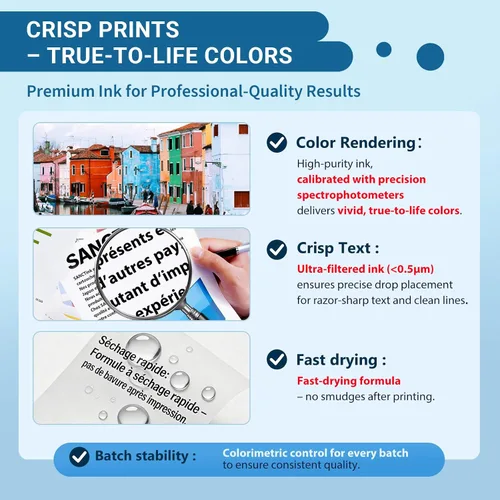 Miniatura 4 de 245XL - Cartuchos de tinta de repuesto para Canon PG-245XL, tinta negra, paquete de 2 245 PG-245 de alto rendimiento compatibles con impresoras