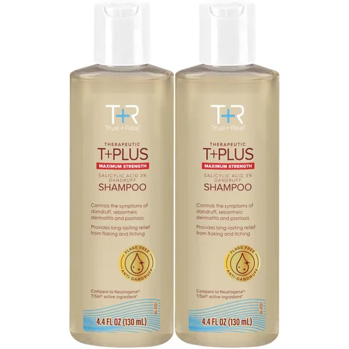 Miniatura 10 de True+Real Champú anticaspa de ácido salicílico al 3% de ácido salicílico, 4.4 onzas líquidas