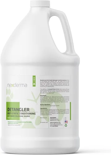 Miniatura 6 de NEXDERMA Spray acondicionador antiestático desenredante para perros y gatos, fórmula para calmar la piel sensible con aroma a ciruela, sequedad
