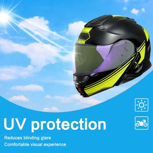 Miniatura 3 de Visera de casco de motocicleta para RF-1200 de repuesto, visera tintada para casco de motocicleta compatible con RF-1200 CWR-1 X14 Z7 X-Spirit