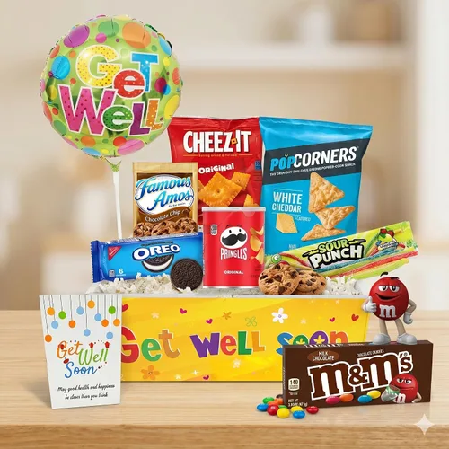 Miniatura 6 de Cesta de regalo PARA RECUPERARSE, paquete para niños unisex, niño o niña, paquete de cuidado, que te mejores pronto para el hogar u hospital después