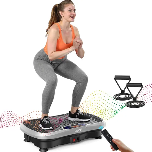 Miniatura 11 de AXV Vibration Plate Fitness Platform Exercise Machine Vibrating Shaking Full Body Shaker Workout Vibrate Stand Shake Board Sport for Weight Loss Fat