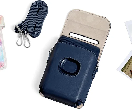 Miniatura 2 de Mini Link 2 Funda para cámara Fujifilm Instax Mini Link 2 Smartphone Accesorios de impresora fotográfica PU cuero bolsa de hombro cubierta