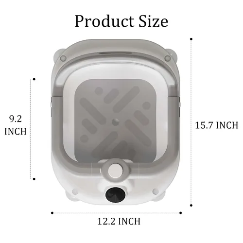 Miniatura 4 de Asiento de baño para bebés de 6 meses en adelante, silla de bañera ajustable con diseño envolvente y sensor de temperatura, base antideslizante de 4