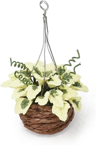 Odoria 1/12 Plantas colgantes en miniatura, mini planta en maceta, accesorios de decoración de casa de muñecas, accesorio para casa de muñecas,