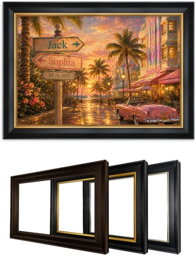 Miniatura 177 de IPIC - Personalized Framed Canvas with Custom Street Sign in Boston Personalized Street Signs with Names, Custom Canvas Print, Boston Sunset
