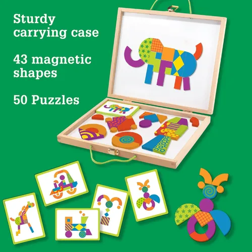Miniatura 5 de MindWare Patrones de imaginación: juego creativo y magnético con formas estampadas