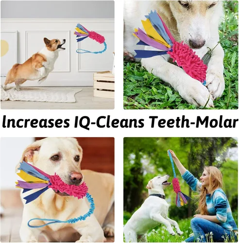Miniatura 4 de Wodoca Juguete de remolcador para perros, juguete agresivo con chirrido fuerte, ideal para perros grandes, fácil de limpiar, hecho a mano