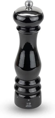 Peugeot PARIS ICÔNE Salt-Mils-Molinillos, 8.7 in-8¾in, Laca Negra Negro (black Lacquer)