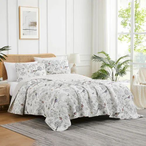 Miniatura 30 de Southshore Fine Living, Inc. Juego de colcha tamaño queen extragrande, colcha suave con dos fundas de almohada a juego
