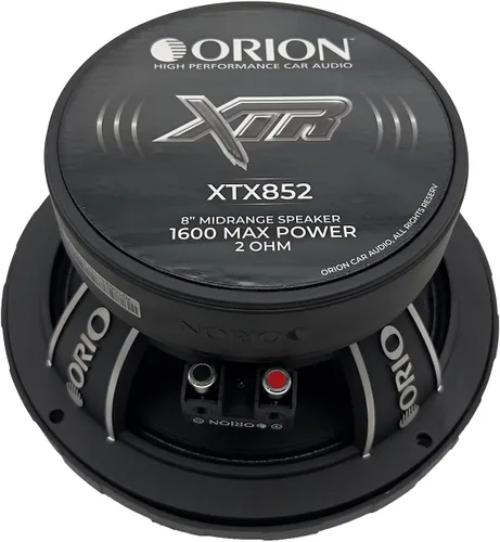 Miniatura 5 de Orion XTR XTX852 - Altavoces tipo bala de alta eficiencia de 8 pulgadas de rango medio, 1600 W de potencia máxima, 400 W RMS, 2 ohmios, bobina