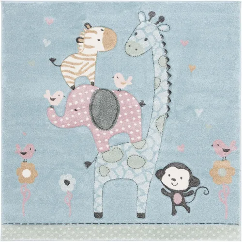 Miniatura 16 de SAFAVIEH Carousel Kids Collection - Alfombra decorativa de 2 x 3 pies, color marfil, diseño animal, no desprende pelusa y de fácil cuidado, ideal
