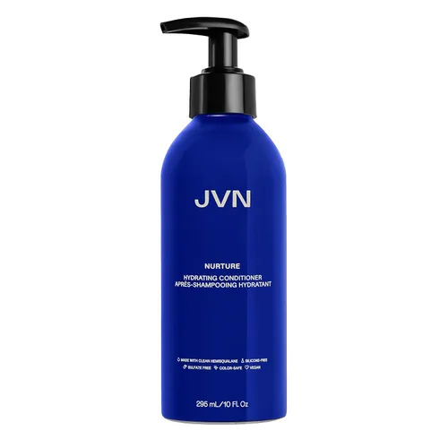 JVN Nurture - Acondicionador hidratante, 10 onzas líquidas, desenreda y suaviza el cabello, acondicionador hidratante y nutritivo profundamente,