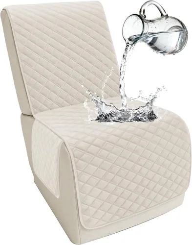 Miniatura 29 de Arfntevss Fundas para sofá seccional reclinable para sofá seccional en forma de L, funda antideslizante lavable para sofá reclinable con forma de L