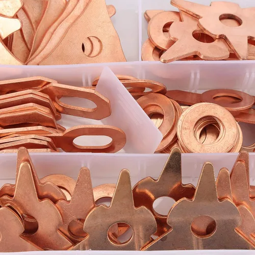 Miniatura 8 de Anillos de extracción de abolladuras, 110 anillos extractores de abolladuras, arandela de anillo de extracción de abolladuras redondas triangulares