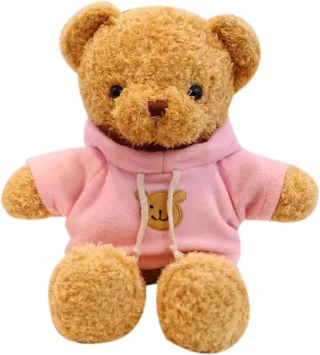 Miniatura 5 de Oso de peluche de 13 pulgadas, juguete de peluche de cumpleaños, Navidad, día de San Valentín, regalo para niños y novia (azul)