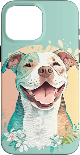 Miniatura 19 de Pit Bull - Carcasa para iPhone 17, diseño artístico de Pitbull para mujer