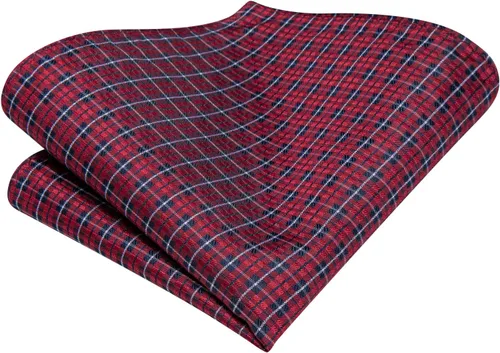 Miniatura 95 de Dubulle Corbata tejida de cachemira para hombre y gemelos de pañuelo para hombre, conjunto de gemelos para boda formal y negocios