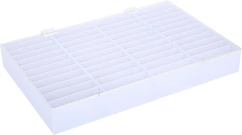 Miniatura 3 de Semme Caja de almacenamiento de puntas de arte de uñas postizas, vitrina vacía transparente para uñas, organizador de puntas de uñas, contenedor