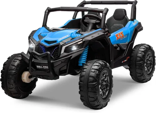 Miniatura 9 de OTTARO Autos eléctricos de 24 V XXXL de 2 plazas, vehículos eléctricos para niños grandes, camión UTV 4WD con control remoto, asiento espacioso