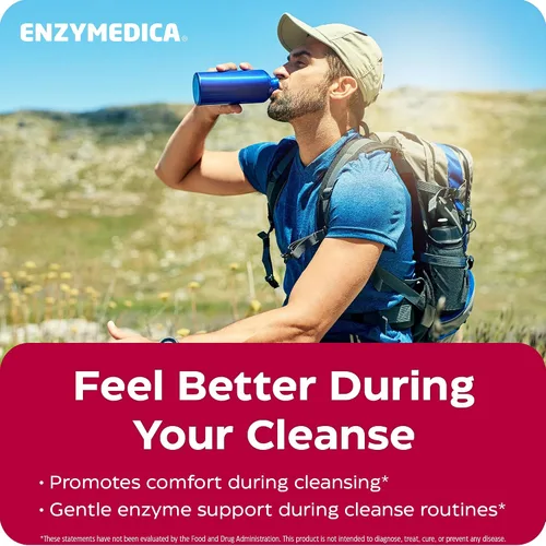 Miniatura 8 de Enzymedica Candidasa, enzimas para un apoyo de limpieza suave para hombres y mujeres, mezclado para la salud intestinal y microbioma con celulasa