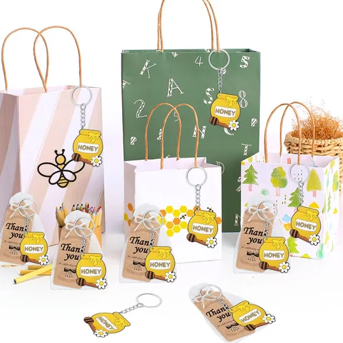 Miniatura 4 de CiciBear Paquete de 40 decoraciones de fiesta de Honeypot para mamá, bebé, cumpleaños de niños, feliz día de la abeja, fiesta de abeja reina