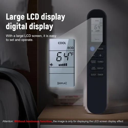 Miniatura 4 de Nuevo control remoto de repuesto de CA para aire acondicionado Friedrich Unifit & Chill Serie Premiere UCT12A10A, CCW15B10A, UCT14B30A, CEW18B33A