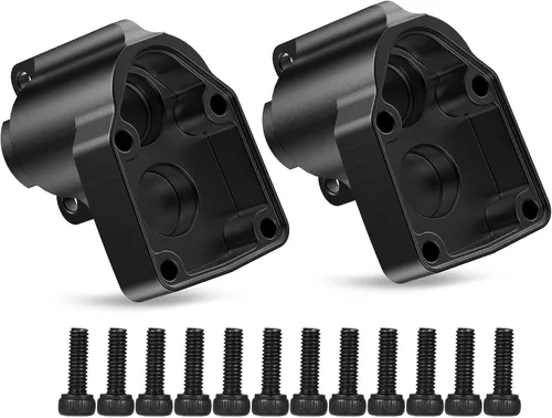 Juego de piezas de actualización de carcasa de eje de portal trasero para UTB18 1/18 RC Crawler Car - Hecho de latón, mecanizado CNC de alta