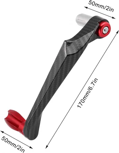 Miniatura 5 de Aramox Protector universal del manillar de la motocicleta de 7/8 pulgadas, protector de manillar de freno de aleación de aluminio de alta densidad