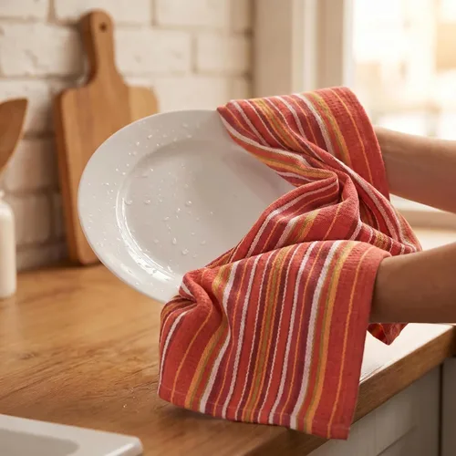 Miniatura 170 de Urban Villa Toallas de cocina 100% algodón para cocina (juego de 6) 20"x30" toallas de cocina altamente absorbentes, juego de ropa de cocina