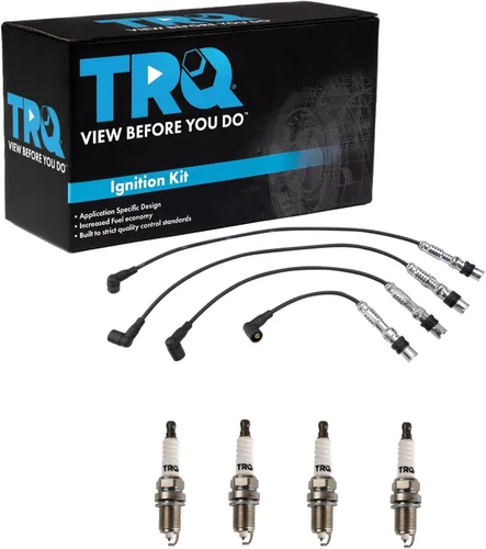Miniatura 37 de Kit de bujías de chispa TRQ 5 piezas de bujías de iridio Compatible con Acura Integra 1992-2001 1999-2000 Honda Civic 1994-1995 Civic del Sol