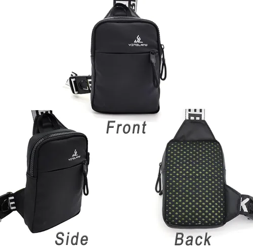 Miniatura 7 de Mini bolso bandolera para mujeres y hombres, bolsa cruzada pequeña, mochila de hombro, riñoneras, bolsa de pecho casual para teléfono para viajes
