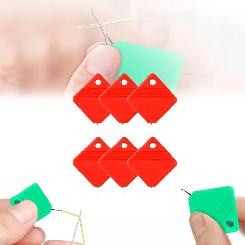 Miniatura 20 de Enhebrador automático de agujas, enhebrador de agujas para máquina de coser, enhebrador de agujas de bricolaje para manualidades de costura, se Azul