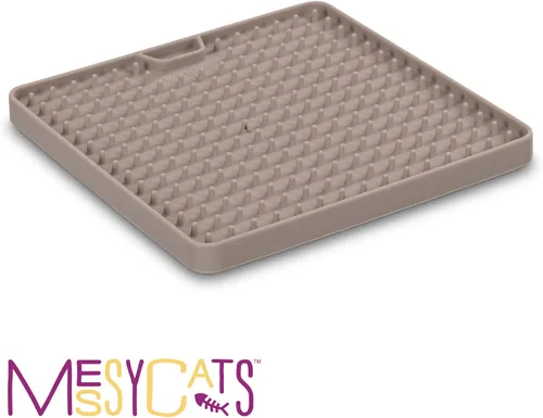 Miniatura 5 de Messy Mutts & Cats - Alfombrilla interactiva reversible de silicona para alimentación y lamer 5.5 x 5.5 pulgadas Alimentador lento