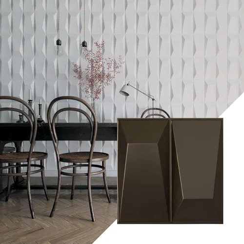 Miniatura 32 de Ekena Millwork WP12X12LOWH 11 7/8 pulgadas de ancho x 11 7/8 pulgadas de alto Locke EnduraWall Decorativo 3D Panel de pared cubre 0.98 pies cuadrados