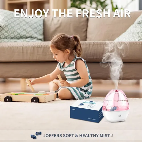 Miniatura 8 de Paquete de 12 cartuchos de desmineralización para humidificador compatible con HoMedics Total-Comfort, tabletas de desmineralización y filtro