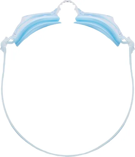 Miniatura 4 de TYR Femme T-72 Petite - Gafas de natación de perfil bajo antivaho para caras pequeñas, protección UV, ajuste ajustable Transparente/Azul
