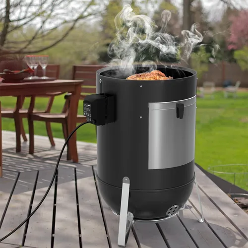 Miniatura 6 de onlyfire Kit de asador de barbacoa de acero inoxidable para cocina Weber WSM de 22 pulgadas, accesorios para cocinar al aire libre