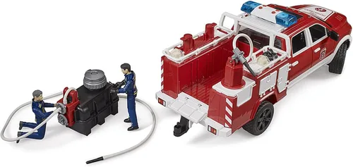 Miniatura 5 de Bruder 02544 RAM 2500 Camión de bomberos con módulo de luz y sonido