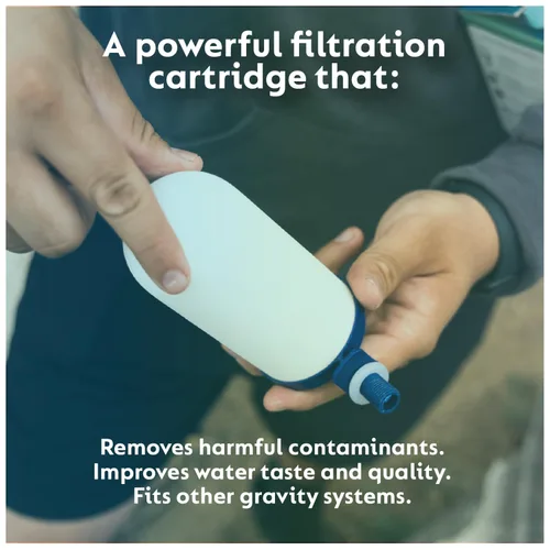 Miniatura 2 de PROT3CT Cartucho de filtro de agua de repuesto: alternativa al cartucho de repuesto de filtro de agua Berkey - Se adapta a otros sistemas de filtro
