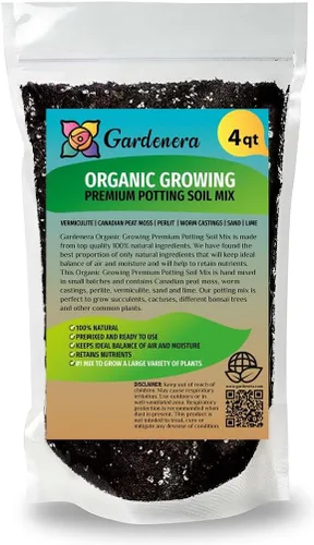 Miniatura 4 de Gardenera Mezcla de cultivo orgánica: desbloquea el potencial de tus plantas con este medio de siembra superior, 1 cuarto de galón