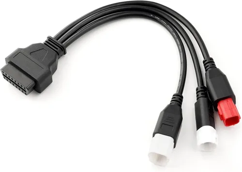 Miniatura 7 de Adaptador de diagnóstico OBD2 3 en 1 para Yamaha Kline Euro5 motocicleta Honda CRF KTM, 3pin+4pin+6pin a 16pin conector de diagnóstico múltiple