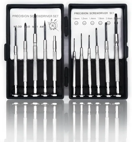 Miniatura 8 de NSZETZ Juego de 6 destornilladores mini, pequeño kit de herramientas de reparación profesional con 6 tamaños diferentes de destornilladores