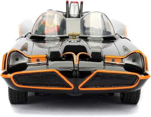 Miniatura 4 de Jada Toys DC Comics Batman Classic TV Series Batmobile - Kit de modelo de coche DIE-CAST, 1: vehículo a escala de 24 y figura de metal coleccionable